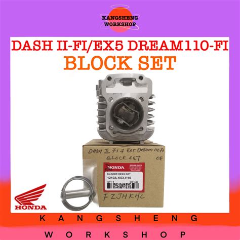 HONDA DASH II FI EX5 DREAM110 FI BLOCK SET ORIGINAL SILINDER MESIN