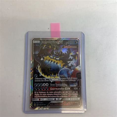 CARTE POKÉMON ENGLOUTYRAN GX 63a 111 Promo Soleil Lune NEUF EUR 3 90