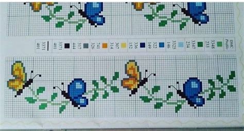 Pin by Margareth Mimos de Margô on Barradinhos Simple cross stitch