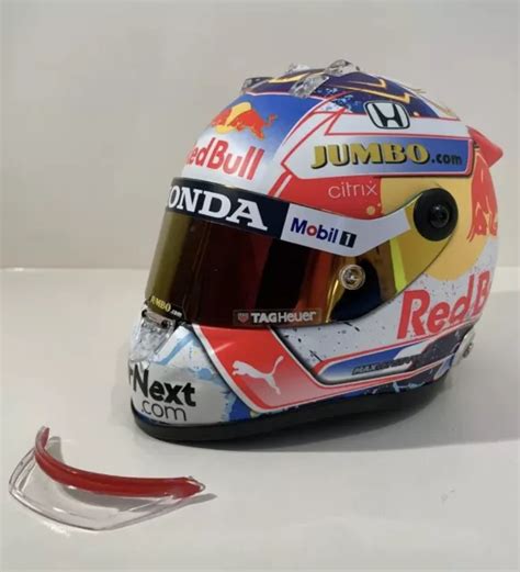 MAX VERSTAPPEN 2021 1 2 Helmet F1 Red Bull Limited Edition WINNER DUTCH