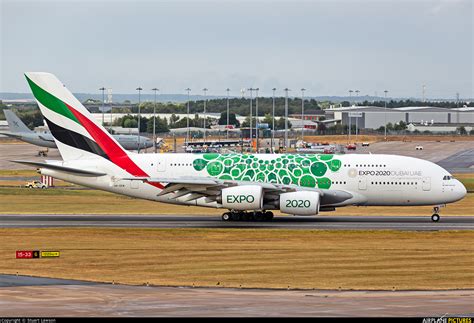 A6 Eew Emirates Airlines Airbus A380 At Birmingham Photo Id 1097480