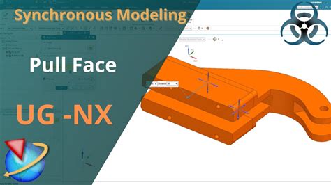 Siemens Unigraphics Nx Basics Of Synchronous Modeling Pull Face Youtube