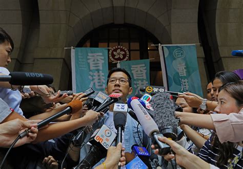 Hong Kong Democracy Activists Wong Law Freed On Bail The Garden Island