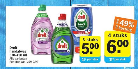 Dreft Handafwas 370 450 Ml Tot Wel 49 Korting Aanbieding Bij Albert