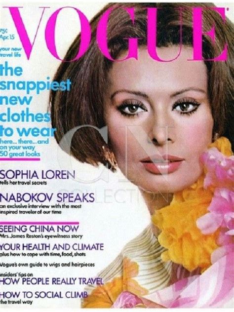 Pin By Brenda Thensted On Vogue Magazine Sophia Loren Vogue Covers Vogue Us