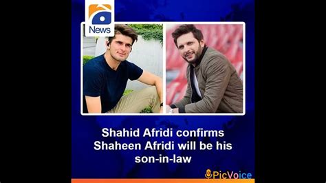 Shahid Afridi Son In Law Youtube