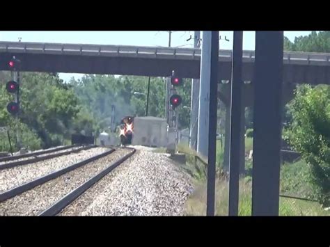 Railfanning National Street With Bnsf Csx And Great Metra P Horn