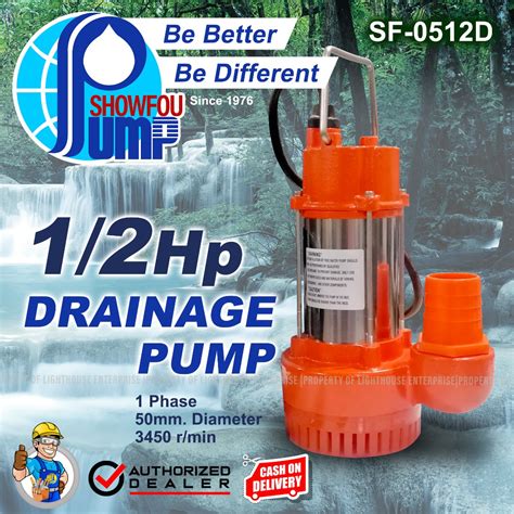 Showfou Submersible Drainage Pump Sewage Submersible Pump Hp Hp