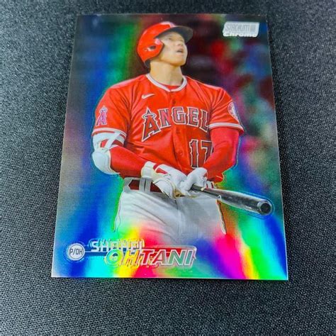 Yahooオークション 最新 2023 Topps Stadium Club 大谷翔平 No136