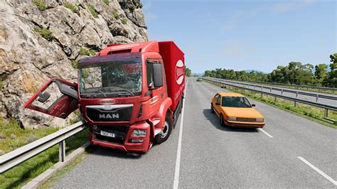 Realistic Overtaking Car Crashes Beamng Drive Youtube