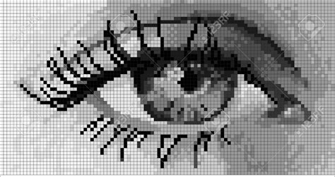 Pixel Art Oeil Pixel Art