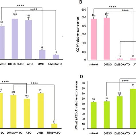 The Expression Pattern Of Bmi 1 Cd44 C Myc And Nf κb Rel A Upon