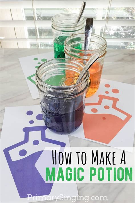 How To Make A Magic Potion DIY Recipe Primary Singing