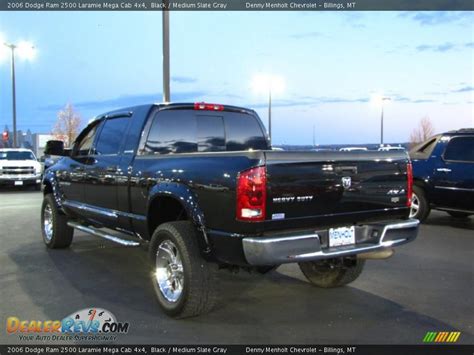 2006 Dodge Ram 2500 Laramie Mega Cab 4x4 Black Medium Slate Gray Photo 14