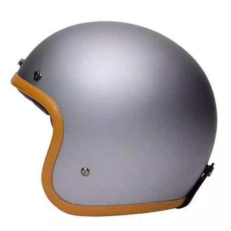 Casque jet vintage Mârkö The Classic gris mat