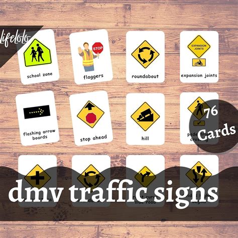 Générique Usa Traffic Signs Flash Cards Road Algeria Ubuy