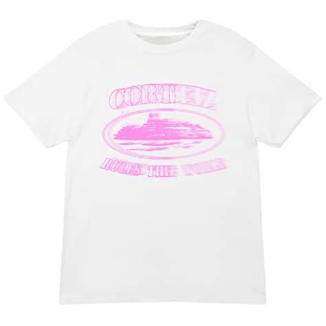 Corteiz Pink Blur Alcatraz T Shirt Corteizrtw