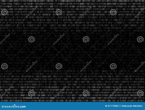 Binary Code Background Stock Vector Illustration Of Listing