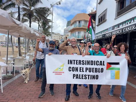 Paremos El Genocidio En Palestina Intersindical Canaria