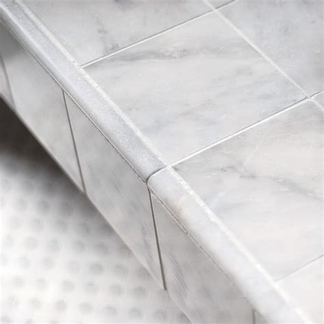 Glacier Honed Pencil Liner Marble Moldings Marble Systems