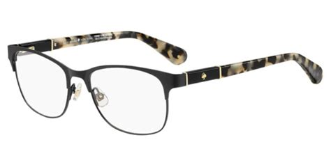 Kate Spade Sheba 0ss6 Eyeglasses In Black Cream Crystal