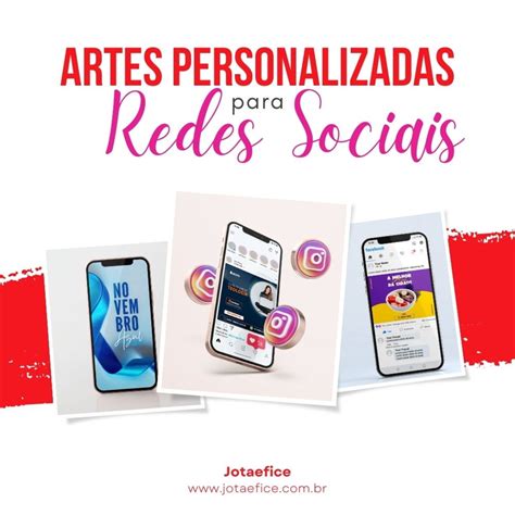 Artes Personalizadas para Redes Sociais no Elo7 Jotaefice Serviços