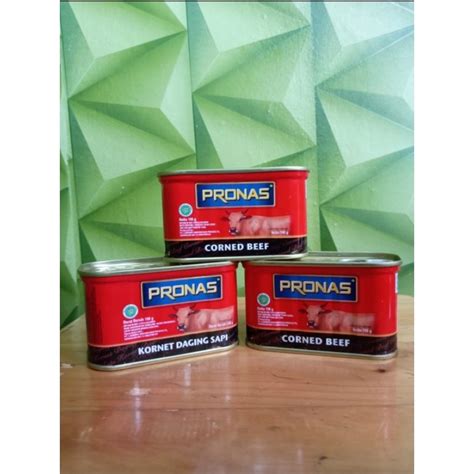 Jual PRONAS Kornet Daging Sapi 198gr Shopee Indonesia