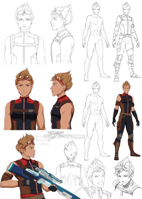 Axel By Precia T Character Reference Sheet Character Study Character