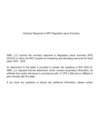 36 Free Voluntary Response Samples To Download