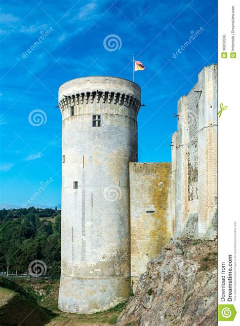 Castle of William the Conqueror, Castle of Falaise Stock Photo - Image ...