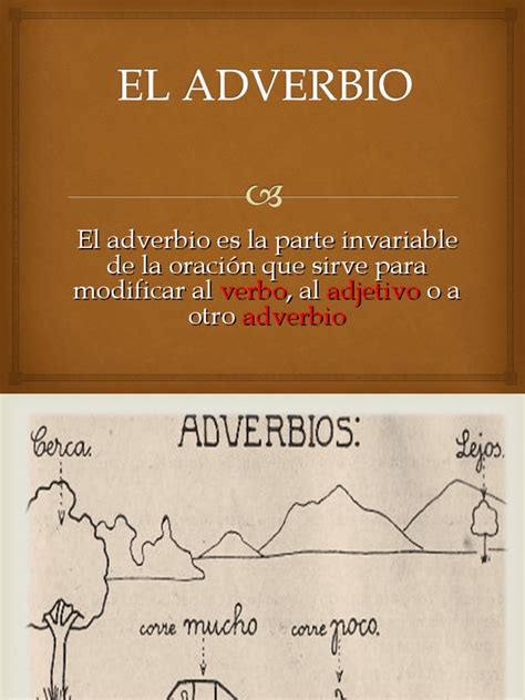 El Adverbio Pdf Adverbio Tipología Lingüística