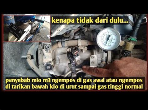 Salah Satu Penyebab Mio M3 Ngempos Di Tarikan Bawah Klo Gas Di Urut