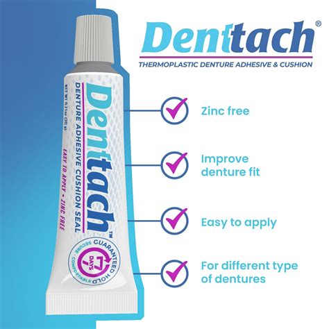 Denttach Adhesivo Para Dentaduras Postizas Adhesivo Termopl Stico Y