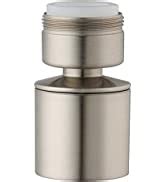 Waternymph M Male Thread Tap Aerator Solid Brass Big Angle Swivel