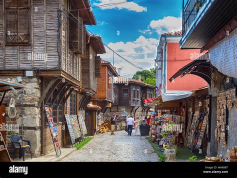 Sozopol, Bulgaria - July 11, 2019: Street in Old Town of Sozopol ...