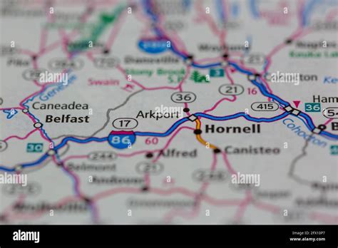 Map Of Arkport Hi Res Stock Photography And Images Alamy