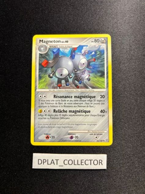 CARTE POKÉMON MAGNÉTON 42 100 DP diamant et perle tempête NM FR EUR 2