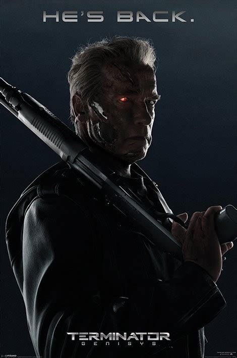 Terminator Genisys He S Back Plakát Obraz Na Zeď 3 1 Zdarma Posters Cz