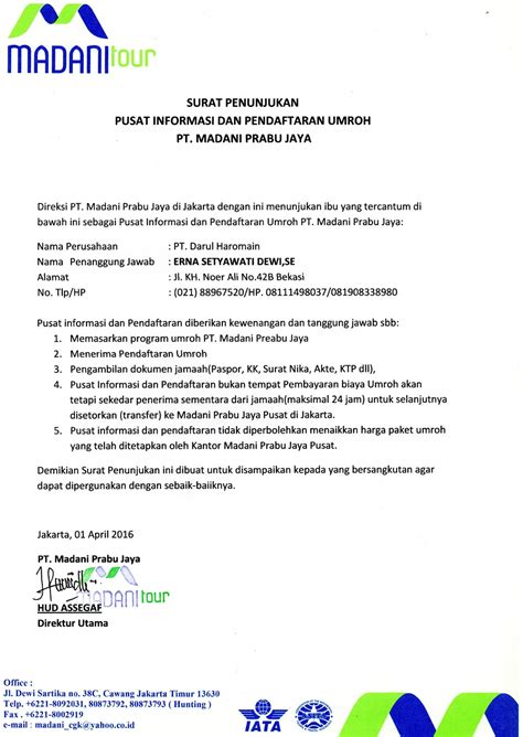 Contoh Surat Penunjukan Cabang Imagesee