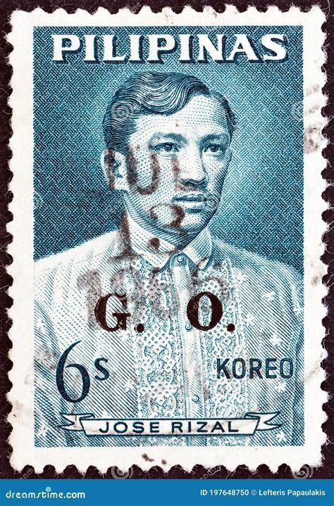 PHILIPPINES CIRCA 1962 A Stamp Printed In Philippines Shows Jose