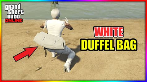 How To Get The White Duffel Bag Glitch In Gta 5 Online PS4 Xbox One