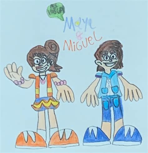 Maya and Miguel (in my style) by ali26327 on DeviantArt