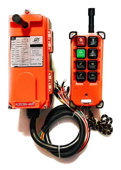 Buy Litost Wireless Crane Remote Control Single Speed Buttons Ac Dc