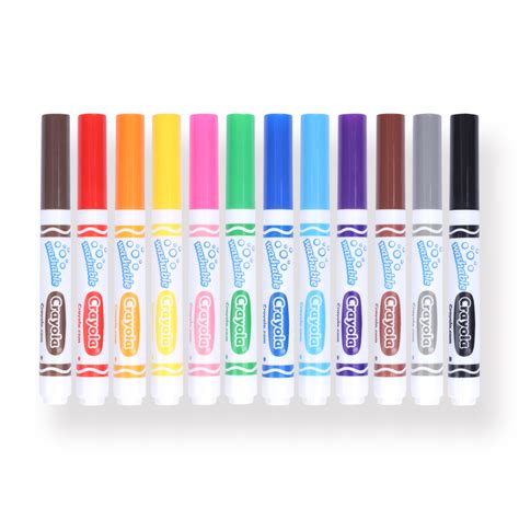 Crayola Washable Marker Set Of 12 — Stationery Pal