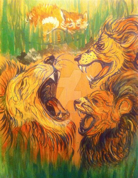 aesop's the fox and the lion by sos1989 on DeviantArt