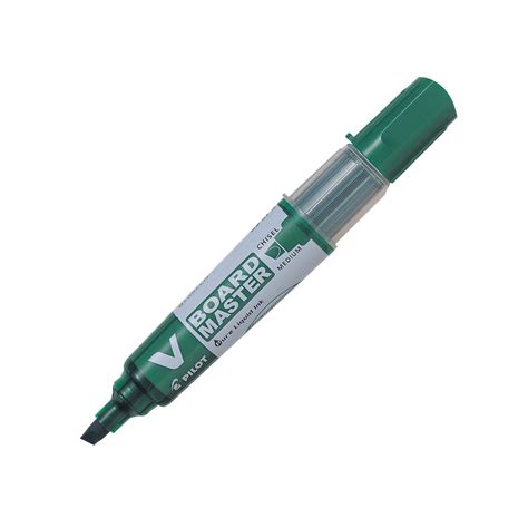 Pilot BeGreen V Board Master Whiteboard Markers Green Chisel Tip Box