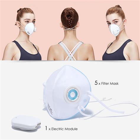 Smart Electric Face Mask Air Purifying Fresh Air Supply Kn Anti Dust