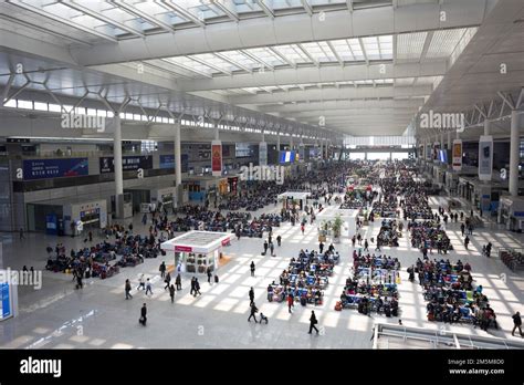 The Shanghai Railway Station Stock Photo Alamy