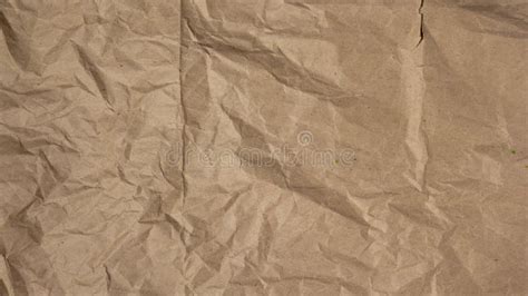 Crumpled Craft Paper Blank Texture Copy Space Crumpled Paper Ball