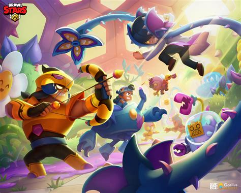 Artstation Brawl Stars Biodome Power League Biodome Illustration Game Art